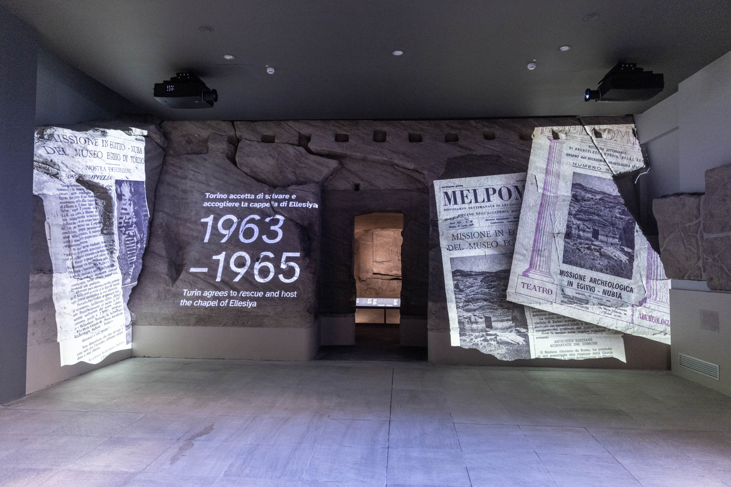 Videomapping cappella Rupestra di Ellesiya